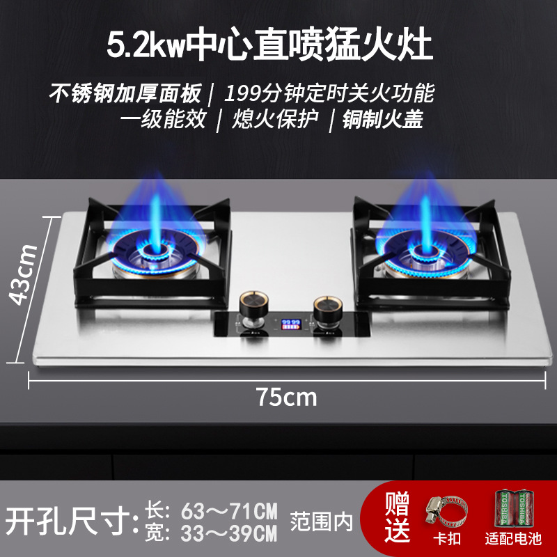 스테인레스 스틸 [5.2kw 센터 다이렉트 스프레이] 타이밍 기능 + 구리 방화 커버