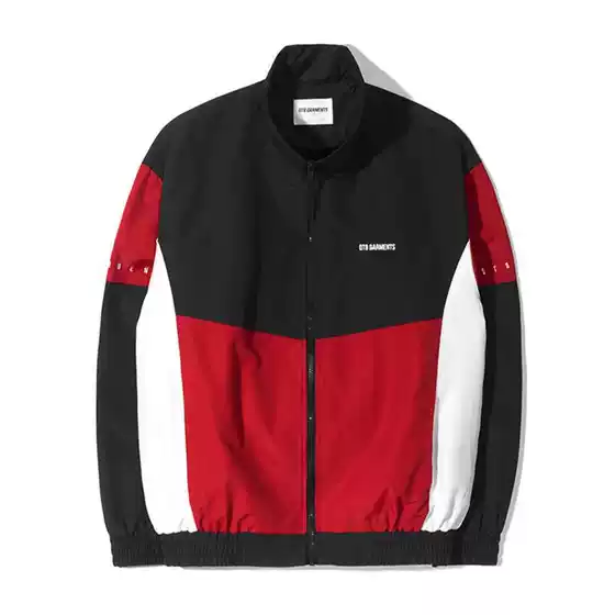The same style of Wenxing Yi, the weak hero of Japan and South Korea, Yiyang Qianxi, the same style of QT8 color matching windproof waterproof coat of stars