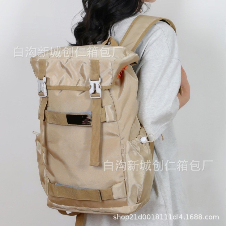 Cross-Border Trendy Brand College Student Couple Backpacks 2026 New Korean Style Trendy Personalized School Bags Simple Casual Backpacks