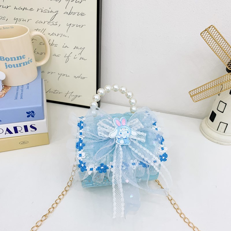 Niños pequeños bolsos de hombro perlas bolsos de chicas nuevas bolsas de cambio de chicas bolsos de mano transfronterizos