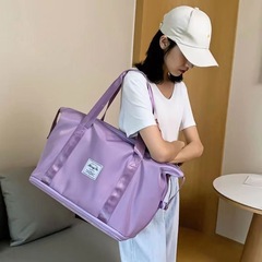 新型超大容量フィットネスバッグ折り畳み出産待ちの荷物袋は旅行バッグの女性の短距離手提げを拡張できます。