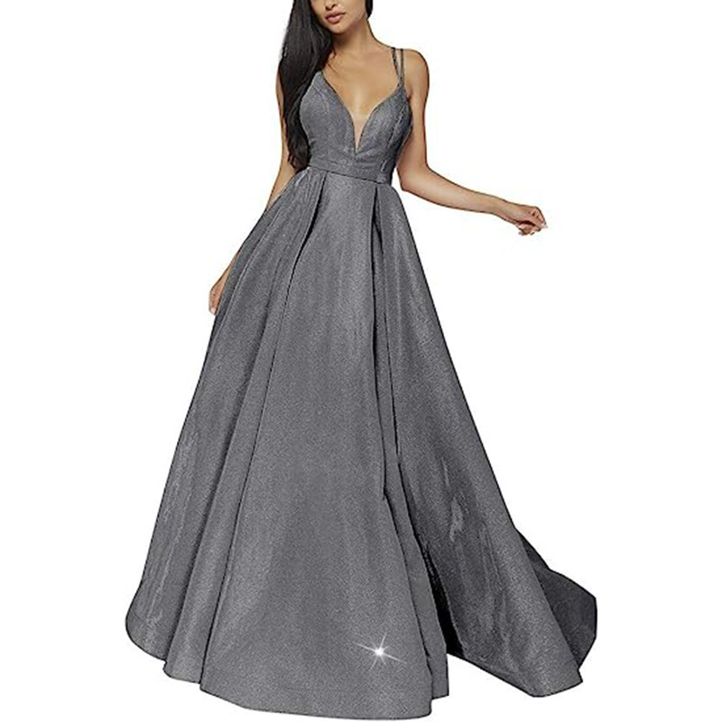 Amazon 2026 New Style Sleeveless Off-Shoulder Sexy Backless Lace Evening Dress Banquet Cocktail Party Evening Dress for Women