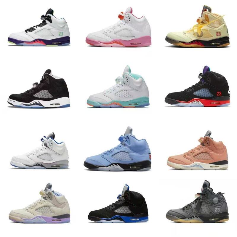 Putian Aj5 Men's Shoes Chinese Jade Liu Chuan Maple Basketball Shoes Joe 5 Replica Casual Shoes Autum Cushioning Lightweight Sports Shoes