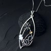 Retro small design accessory, sophisticated pendant, necklace, suitable for import, European style