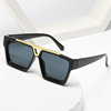 Brand fashionable trend marine sunglasses suitable for men and women for leisure, 2022 collection, European style