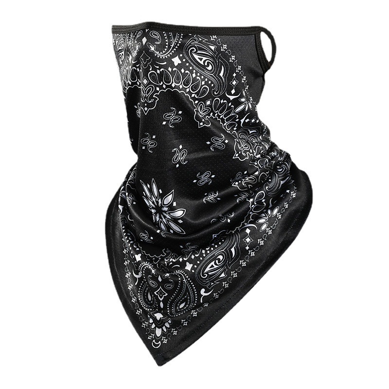 Summer Ice Silk Magic Scarf men's bicycle riding veil outdoor sun protection mask scarf ear towel collar