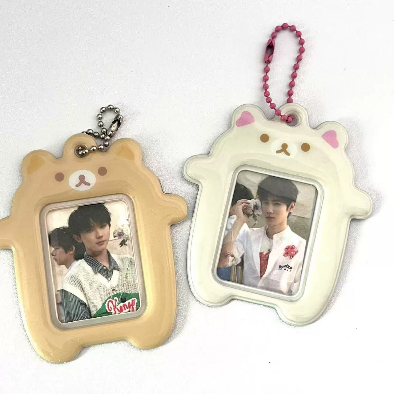 Легкий медведь маленький 2-дюймовый сертификат фото чехол для карты