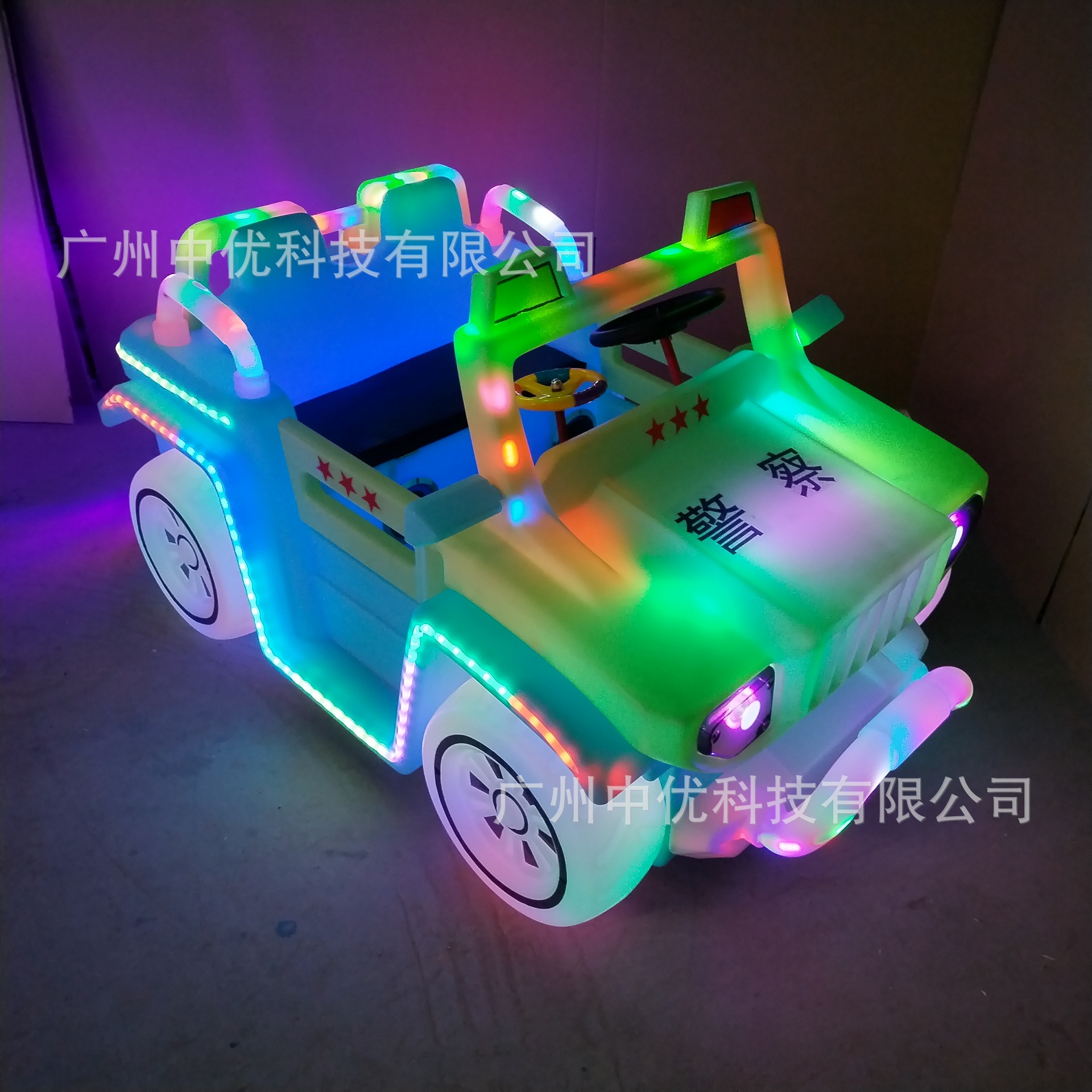 Large wheel jeep