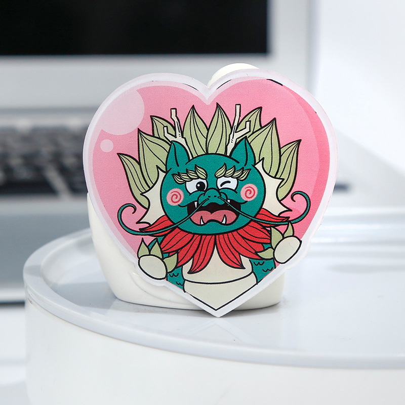 Dinosaurio creativo lindo acrílico refrigerador Pegatinas magnéticas personalizadas publicidad personalizada pantalla decoración impermeable pegatinas magnéticas