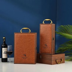 Factory Red Wine Box, Red Wine Packaging Box, Business Style Wine Packaging, Company Opening Annual Meeting Gift Box, Wine Box Wholesale