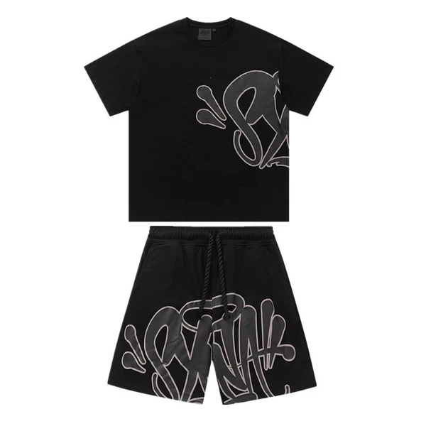 Black sleeves, set, with short sleeve
