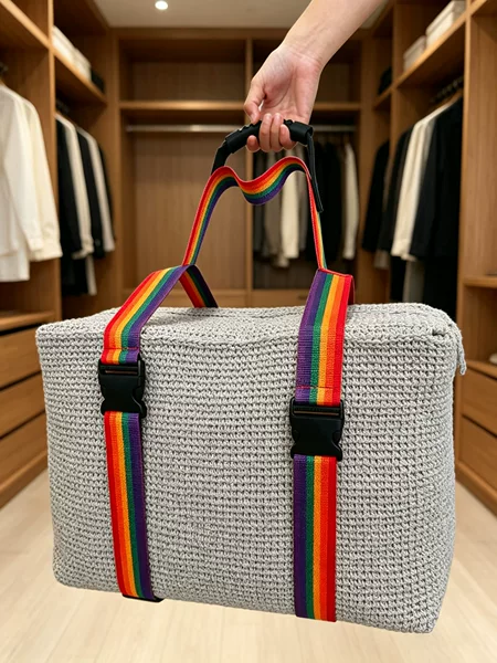 Cross-border luggage straps with handles, nylon packing straps, moving straps for heavy goods and luggage