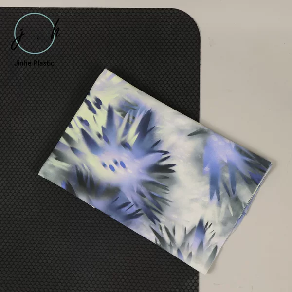 Tie-dyed yoga towel suede non-slip towel cloth microfiber environmental protection fitness yoga blanket non-slip cloth fixed