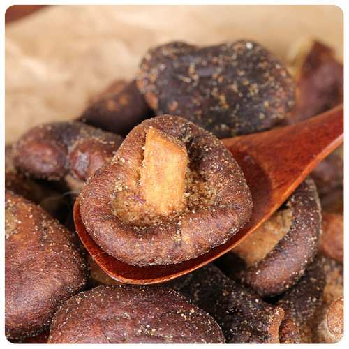 Shiitake mushroom crisp 500g ready-to-eat crispy mushroom chips snack bits non-fried mushroom slices vegetable dry mushroom fruit and vegetable crisps