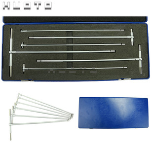 HUOTO Adjustable Inner Diameter Telescopic Gauge 5/16 ''-6 'Lengthened Telescopic Gauge Set Hole Gauge Inner Diameter Gauge