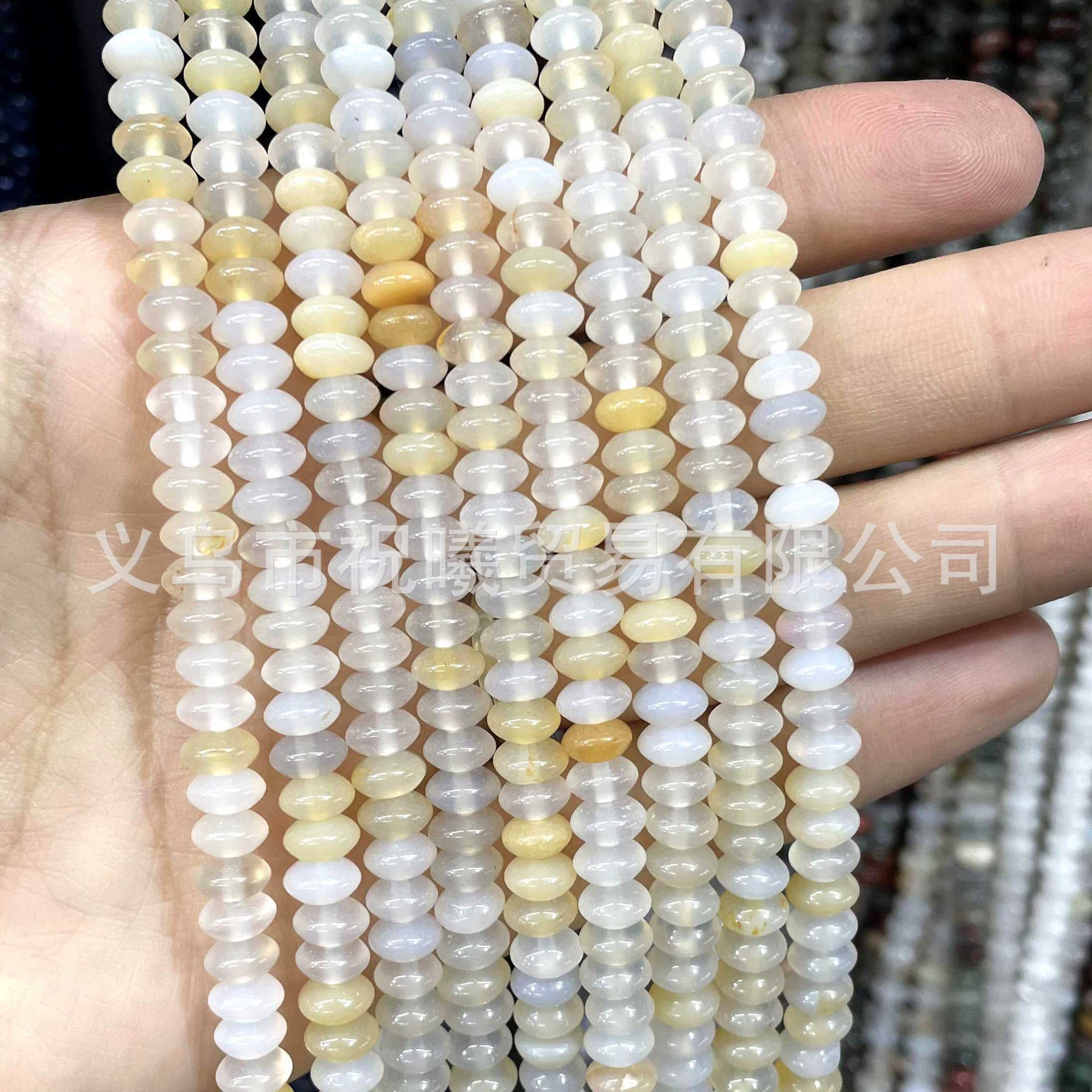 Natural ore jade, beads, accessories, bead bracelet, 3×6mm, geolocation function, wholesale