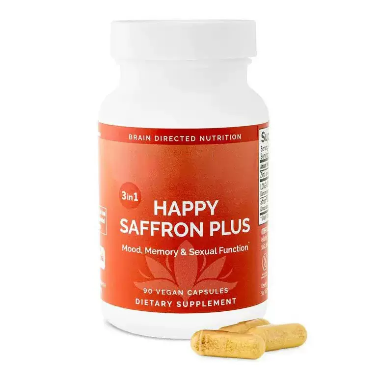 现货TK跨境爆款90粒藏红花胶囊HAPPY SAFFRON PLUS工厂供应亚马逊