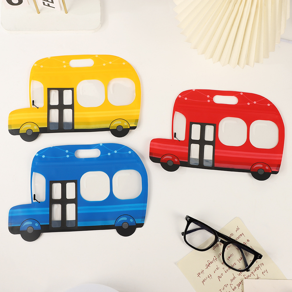 创意卡通车封口袋可爱封口袋卡通密封袋收纳袋儿童节礼物包装袋自