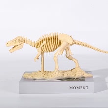 北欧轻奢恐龙骨架摆件 侏罗纪化石模型 样板间酒店会所树脂工艺品