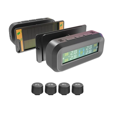 T14 tire pressure monitor 360 rotary snap type internal and external car wireless solar tire tire pressure detection