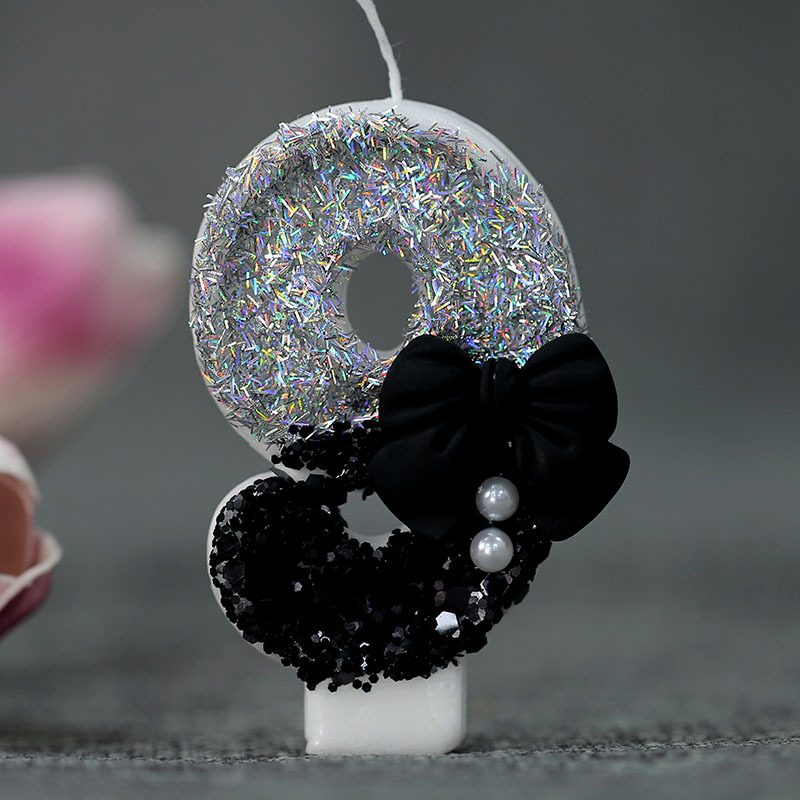 Vela de cumpleaños transfronteriza e-commerce creativo vela digital arco perla Vela decorativa para AliExpress Amazon