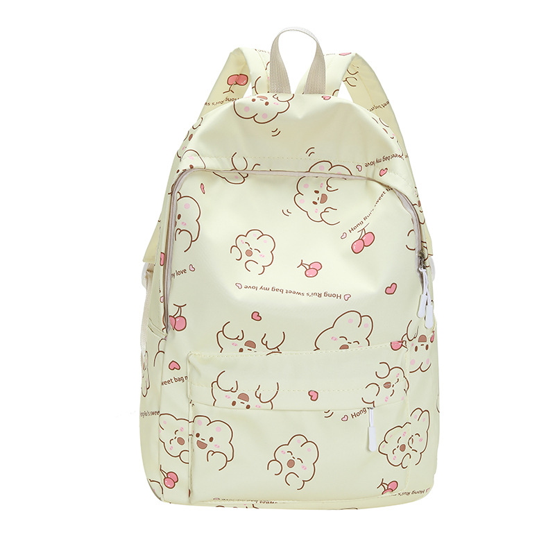 Al por Mayor Escuela Secundaria estudiante mochila de gran capacidad de nylon impermeable mochila de impresión estudiante de la escuela media de viaje de ocio al aire libre bolsa