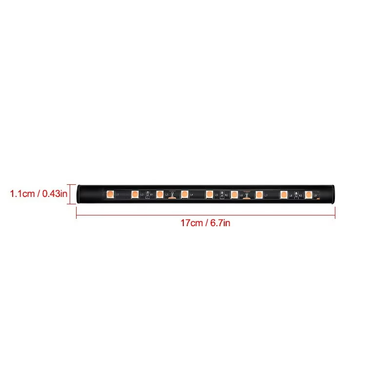 Cross-Border Popular Car Single-Color Footwell Ambient Light USB Decorative Footwell Light Car Seat Led Ambient Light
