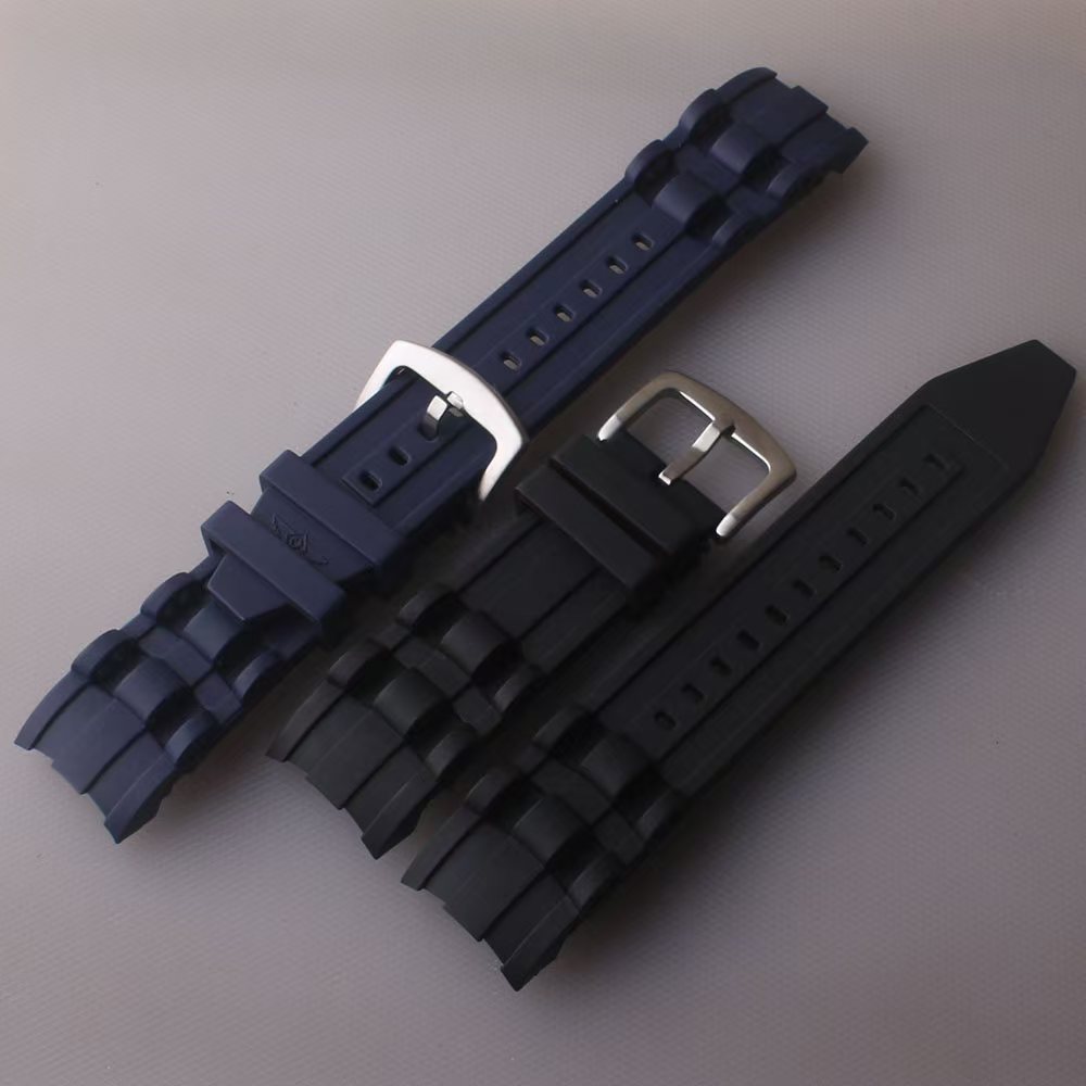 Aplicable invicta Inglaterra Forta correa de reloj deportivo negro 26mm silicona goma correa accesorios hombres