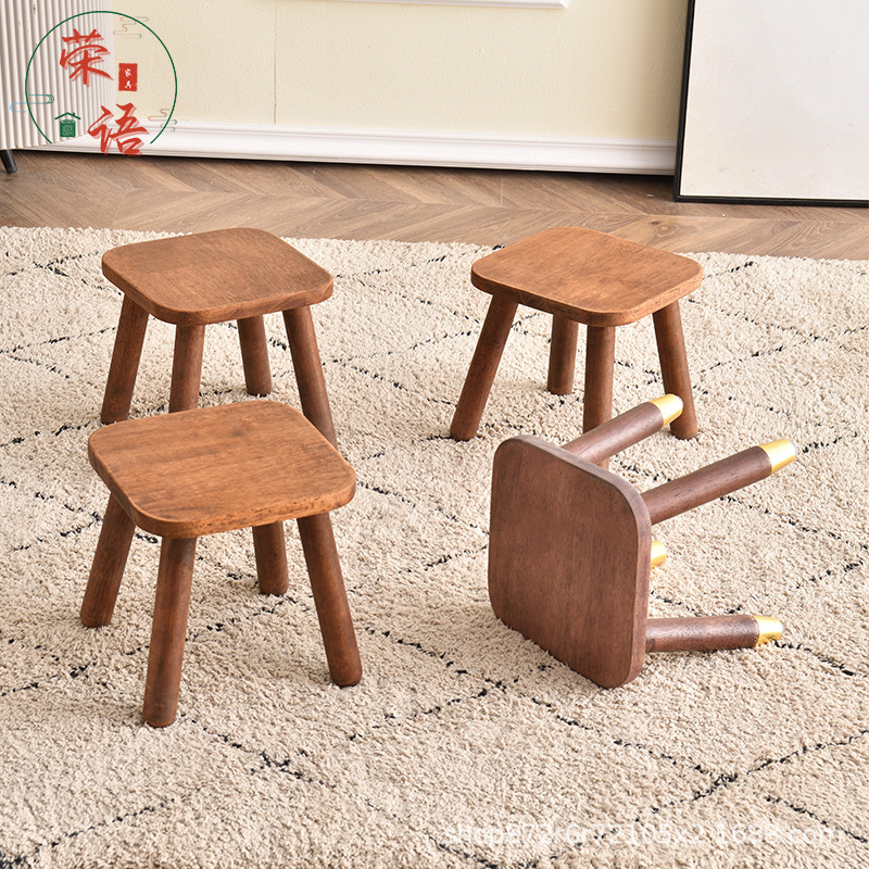 全実木の小さい腰掛けのアイデアの小さい低い腰掛けの木製のお茶のいくつかの腰掛けの椅子の幼稚園の子供の小さい腰掛けの方の腰掛け|undefined