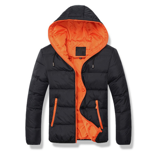 black orange hooded