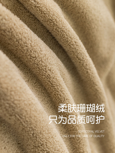 Coral velvet children's bathrobe new cartoon cape, wearable bath towel, hooded baby bath blanket, beach towel with hood