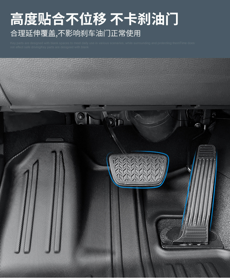 Suitable for 20-26 Models of Highlander/Crown Land Cruiser Car Floor Mats, All Tpe Floor Mats, Trunk Mat, Backrest Mat