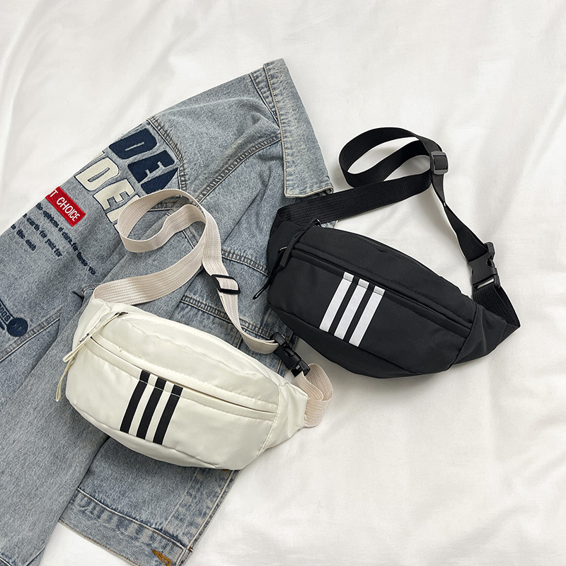 2026 nueva moda moda bolso de cintura deportivo bolso de pecho de tela de nylon casual bolso de hombro de mujer