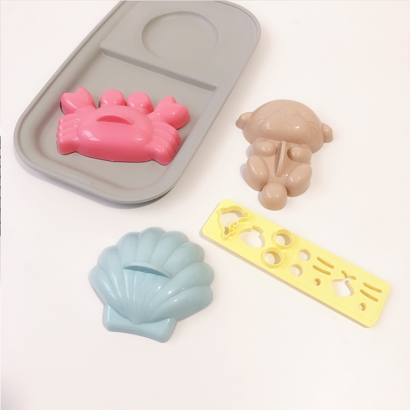 stampo per palline di riso serie di palline di riso con animali marini guscio di granchio lontra di mare stampo per riso stampo per curry per bambini_voghion.com