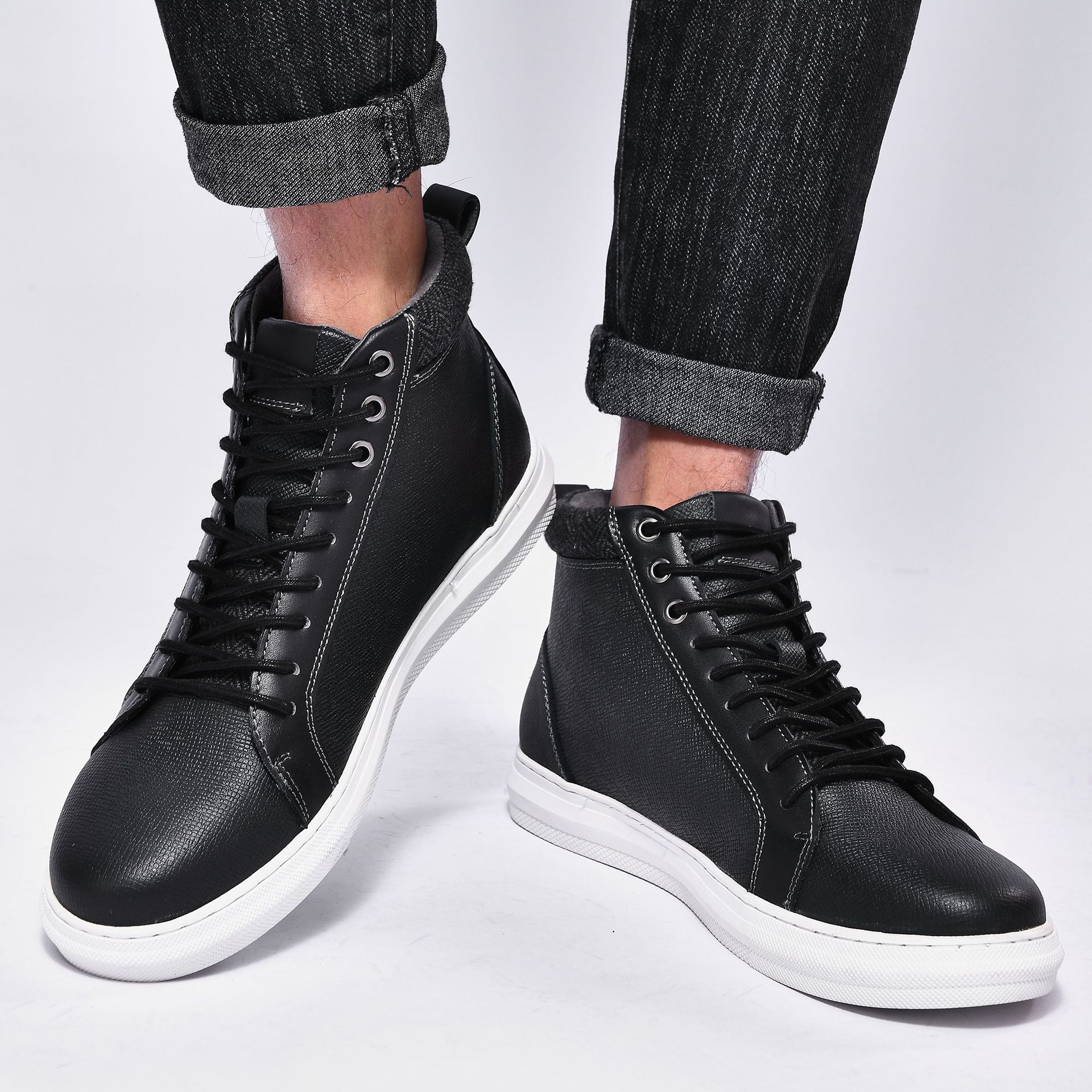 Stivali Martin da uomo Stivaletti alla caviglia Stivali da moto da uomo Stivali eleganti casual Stivali Chukka impermeabili_voghion.com