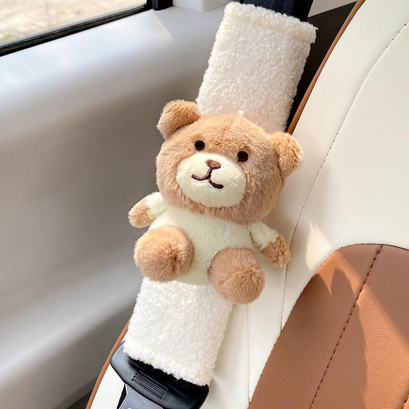 Funda Protectora para Cinturón de Seguridad de Poliéster Suave para Coche