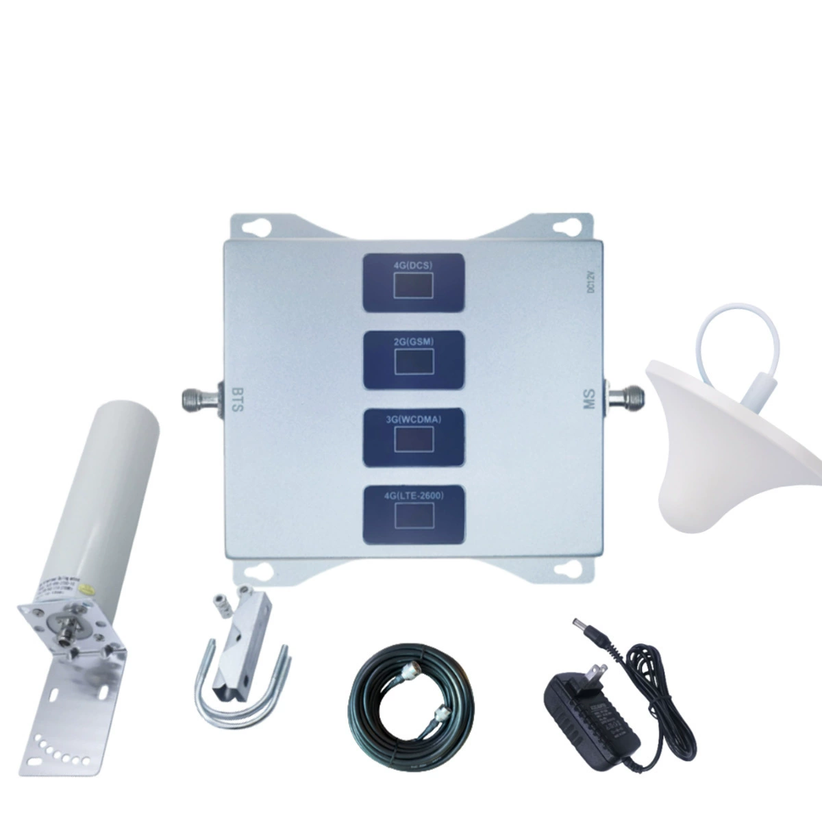 Горячий трансграничный четырехдиапазонный усилитель мобильного сотового повторителя 900, 1800, 2100, 2600