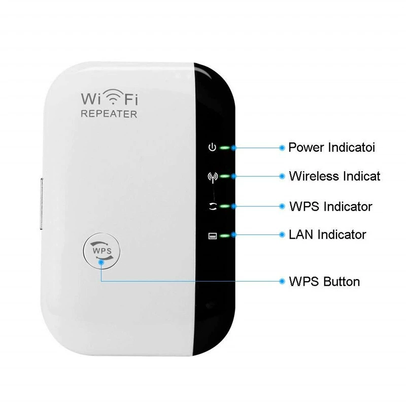Беспроводной сетевой репитер, WiFi усилитель сигнала, маленький маршрутизатор-репитер для усиления сети (AP)