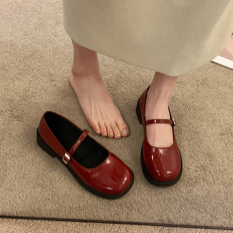 retro Mary Jane shoes
