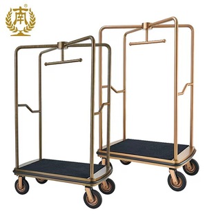 Hotel lobby luggage car curved handrail to facilitate the implementation of 8-inch wheel XL-20