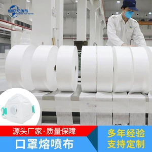 [厂家定制BFE95+99级口罩熔喷布 电驻极吸尘空气过滤材料 量大价优]
