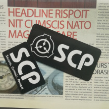 5张装大尺寸SCP系列汽车电动车冰箱行李箱滑板亮膜贴纸