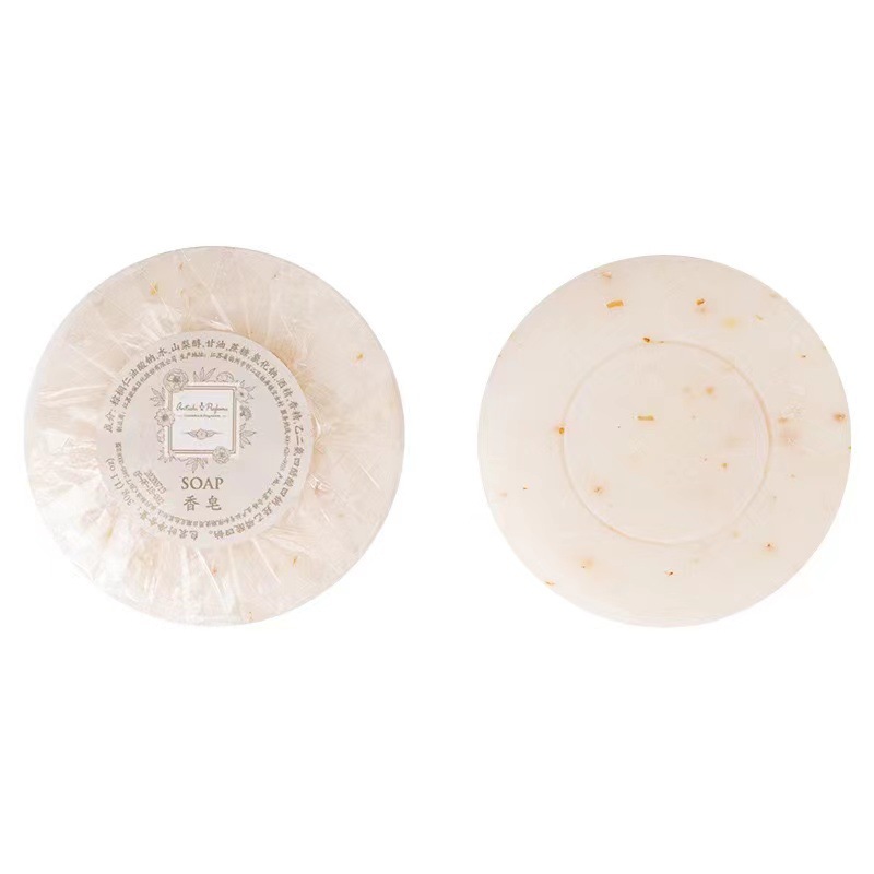 30g 진정 및 배려 비누 (순수 식물성 기름 오트밀 비누, 셀로판 포장)
