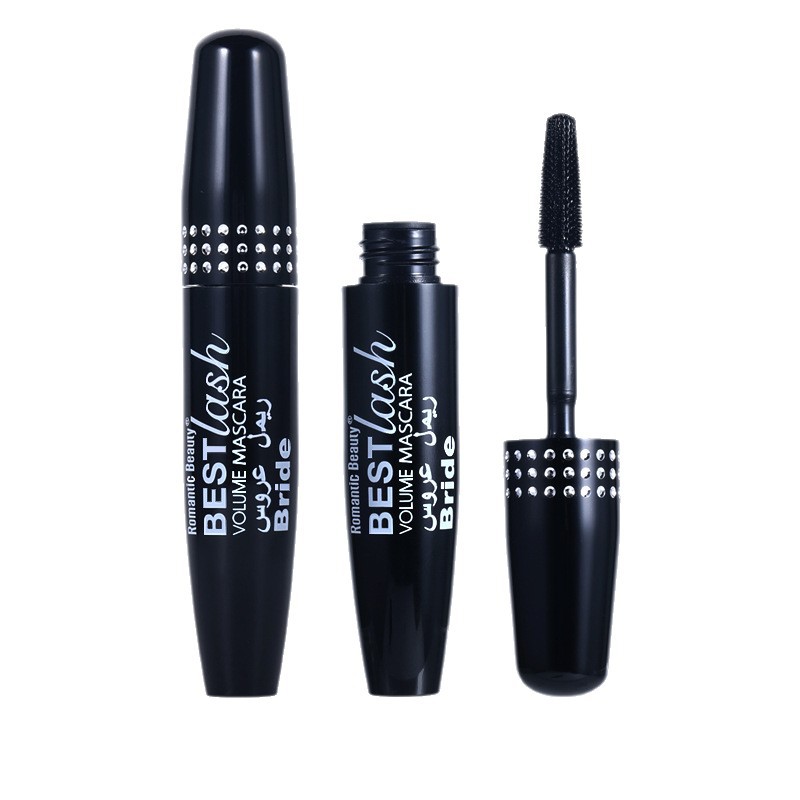 Transfronterizos para pestañas impermeable sin manchas, rímel de fijación larga, rímel de fijación duradero, impermeable, maquillaje de ojos para mujeres