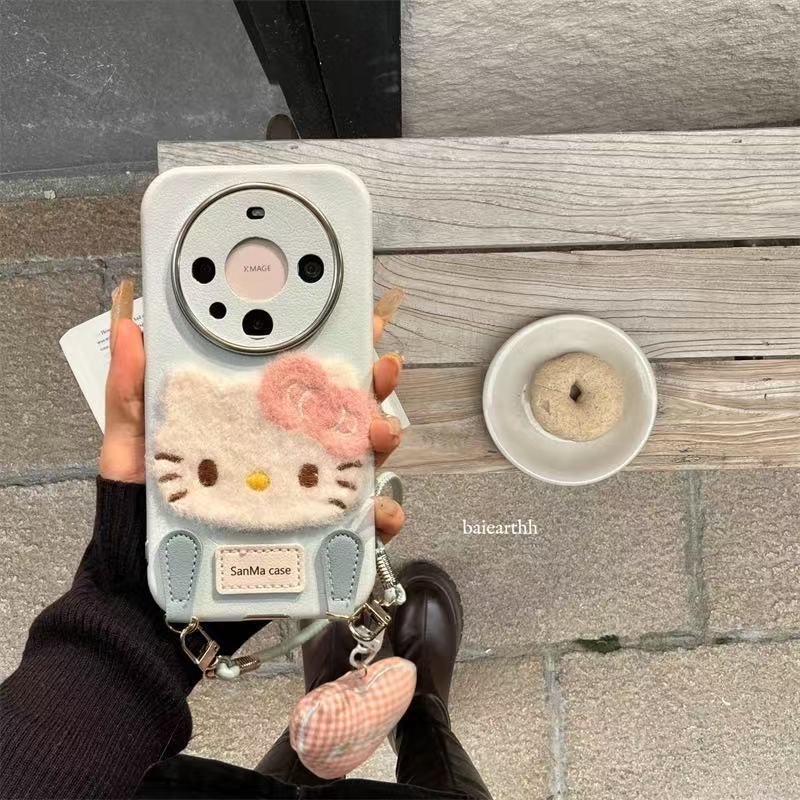 Parche de felpa kt para Huawei Mate60Pro Love Cordón P70Pro Apple 16/15ProMax Mujer 14