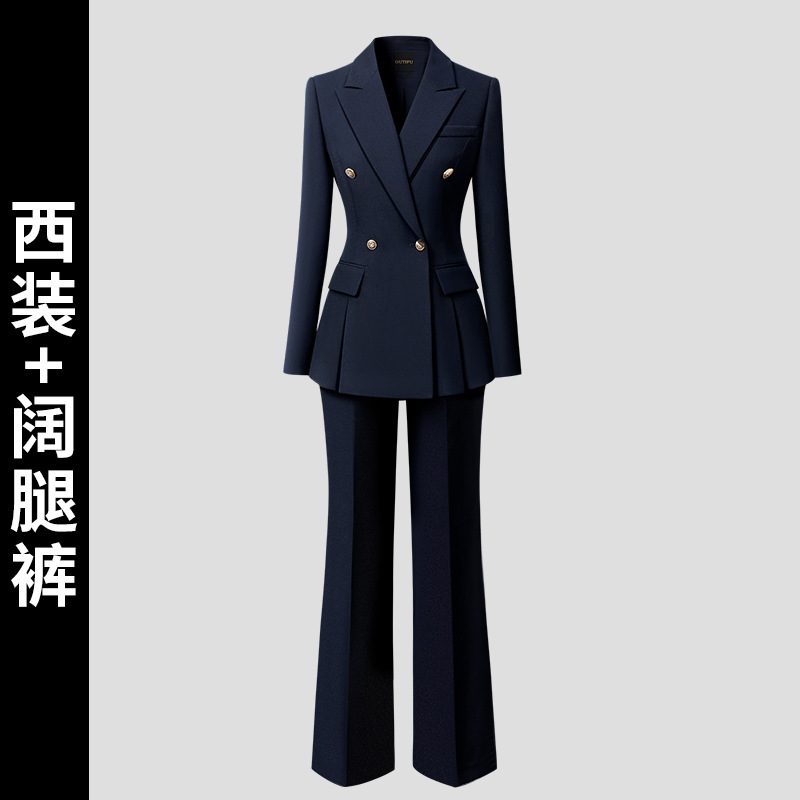 女性用スーツ 2025 新しいハイエンドグレースーツプロパティホテルマネージャー作業服ハイエンドプロフェッショナルウェア|undefined