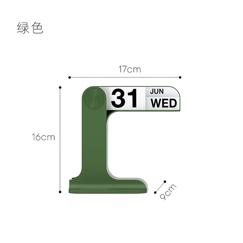 Nordic ins diseño Flip Calendario de escritorio calendario creativo simple moderna sala de estar pequeños adornos papelería de oficina