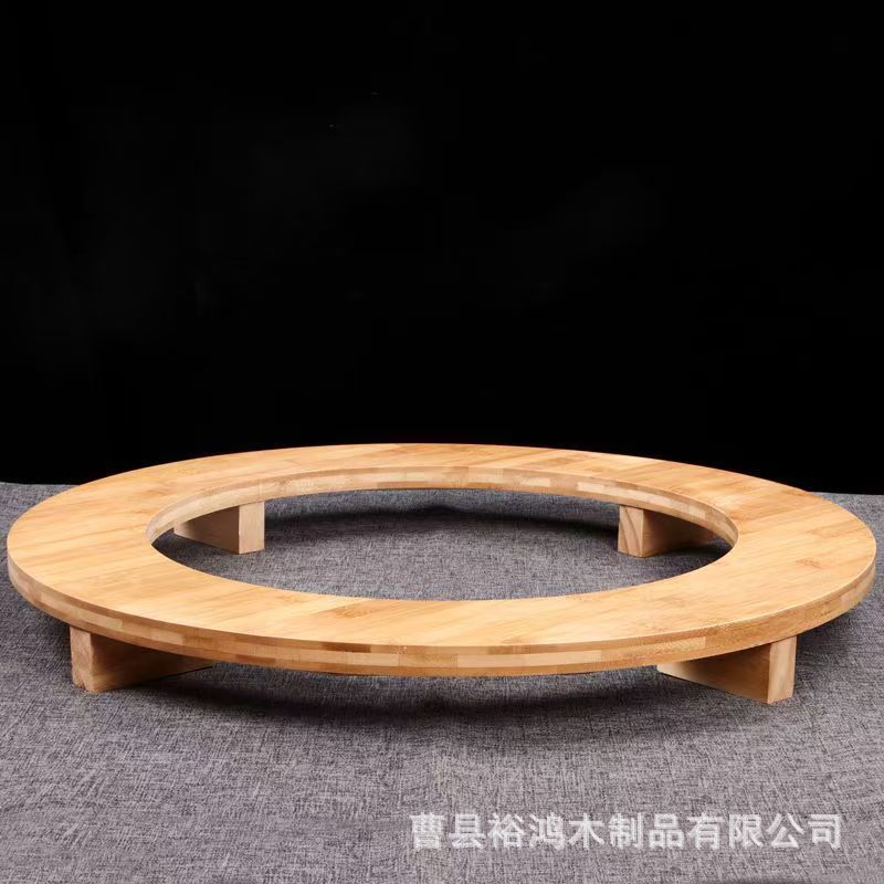 대나무 창작 식기, 전골 레스토랑, 육류 접시, 나무로 만든 쇠고기 및 양고기 특별 원형 맞춤형 디너 접시, 후라후프 접시