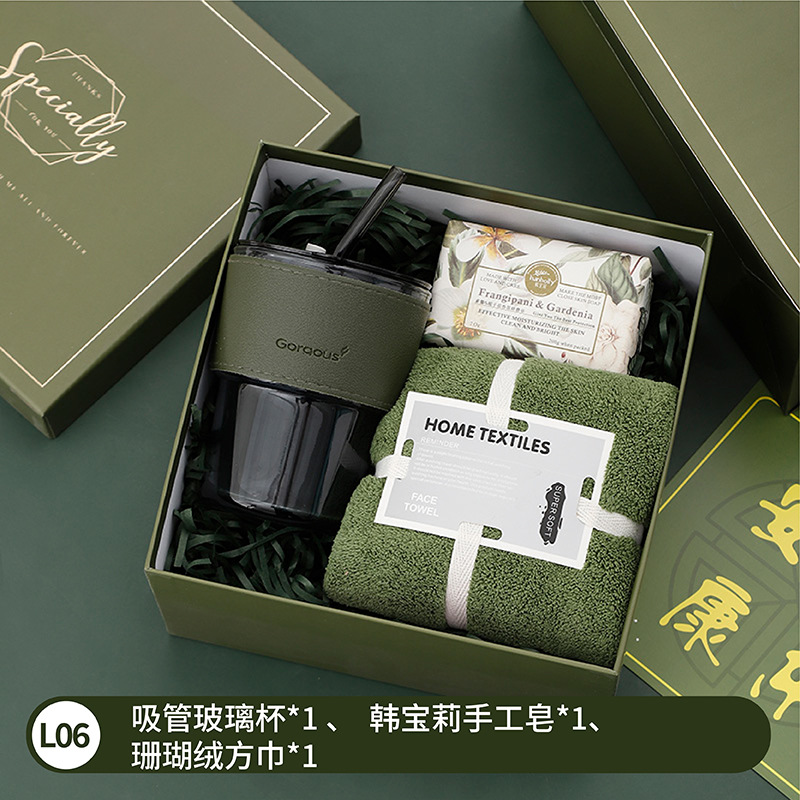 Festival de la diosa Sanba luz verde regalo de mano de lujo empresa Reunión Anual actividad de apertura regalo práctico regalo de cumpleaños de alta gama