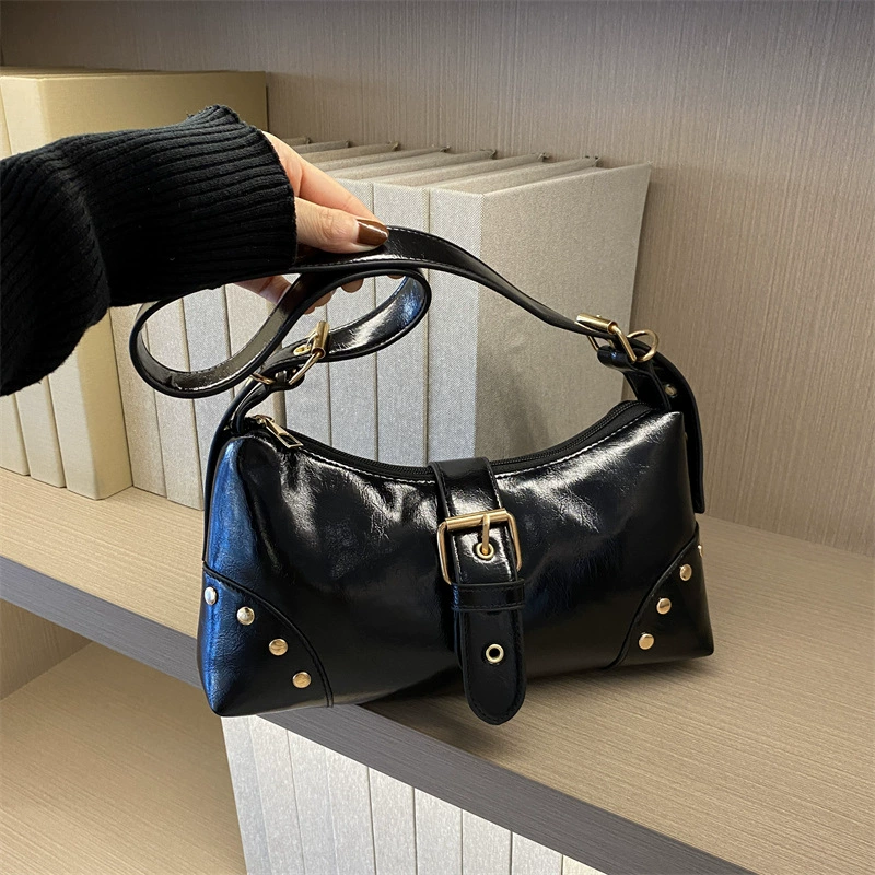 Элитная вместительная сумка для женщин, популярная сумка этого года 2025, новая сумка через плечо, универсальная сумка на одно плечо.